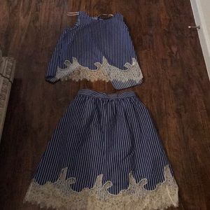 Zara skirt set